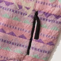 Ashland Stripe & Bone Zip Fleece - Pink
