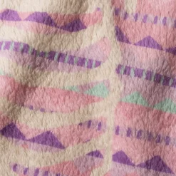 Ashland Stripe & Bone Zip Fleece - Pink