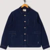 Assembly Jacket - Indigo Waffle