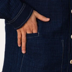Assembly Jacket - Indigo Waffle