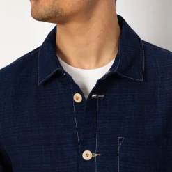 Assembly Jacket - Indigo Waffle