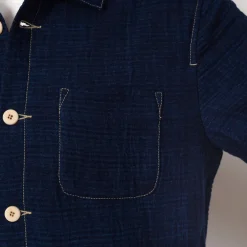Assembly Jacket - Indigo Waffle