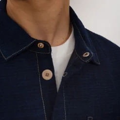 Assembly Jacket - Indigo Waffle