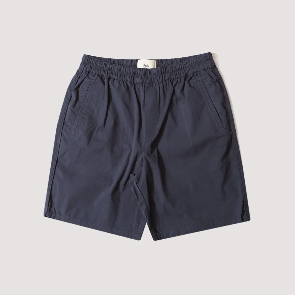 Assembly Short - Navy Seersucker