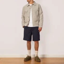 Assembly Short - Navy Seersucker