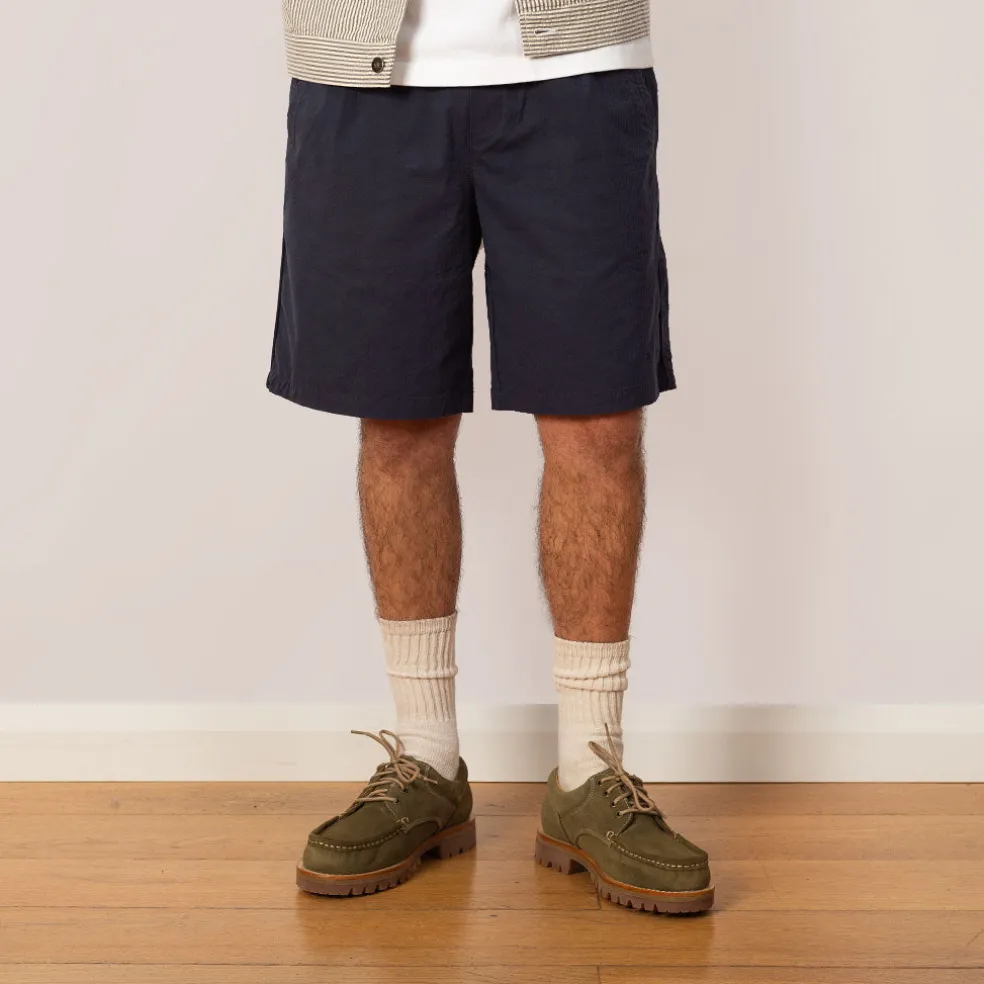 Assembly Short - Navy Seersucker