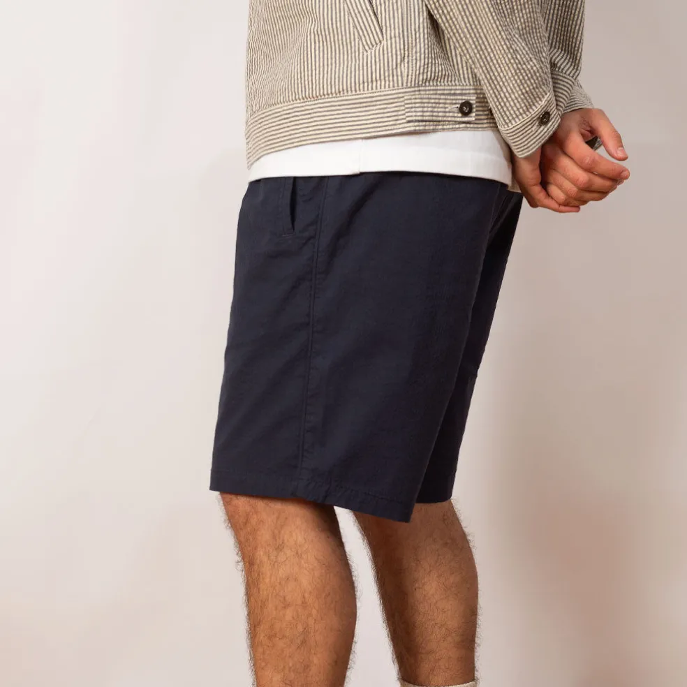 Assembly Short - Navy Seersucker