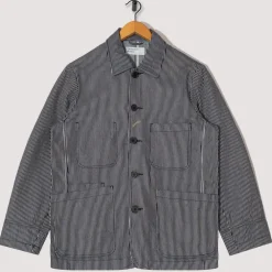 Bakers Jacket - Hickory Stripe Denim