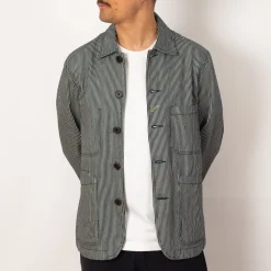 Bakers Jacket - Hickory Stripe Denim