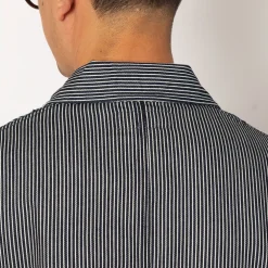 Bakers Jacket - Hickory Stripe Denim