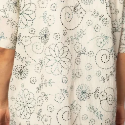 Camp Shirt - Ecru/Charcoal