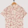 Camp Shirt - Ecru/Terracotta