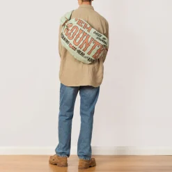 Canvas Snufkin Bag - Light Green