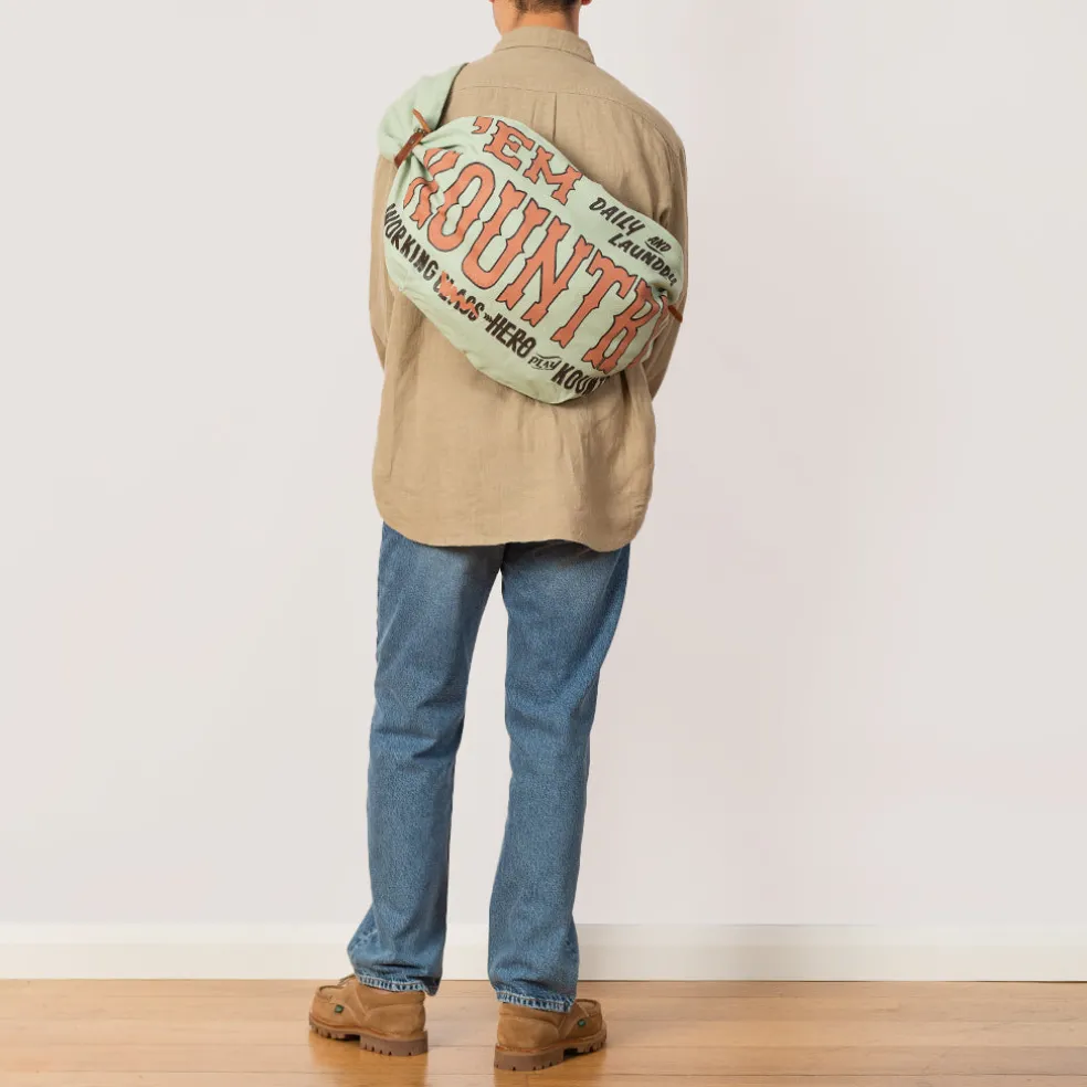 Canvas Snufkin Bag - Light Green