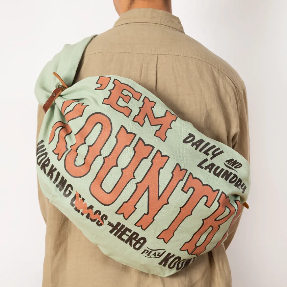 Canvas Snufkin Bag - Light Green
