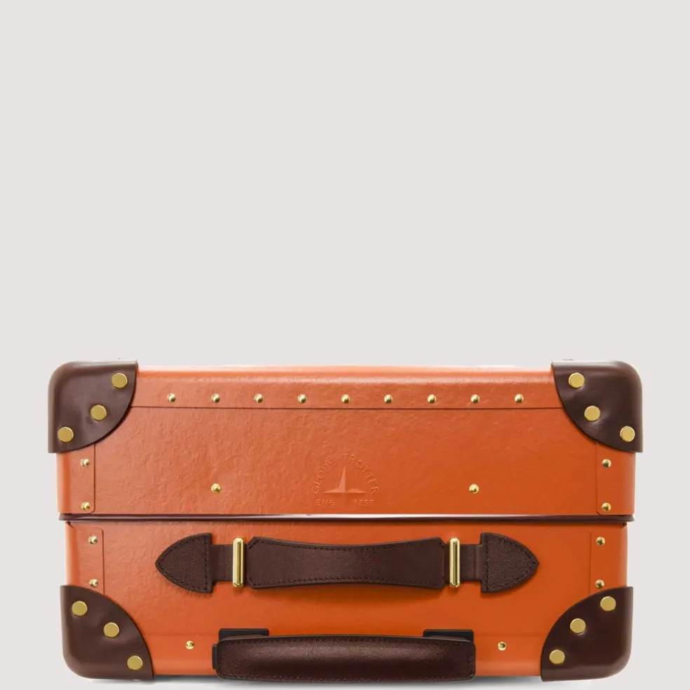 Centenary Four Wheel Carry-On Case - Marmalade/Brown/Gold