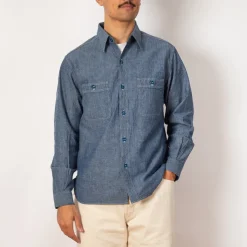 Chambray Work Shirt - Blue