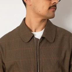 Checkered Short Jacket - Glen Check