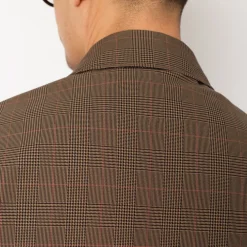 Checkered Short Jacket - Glen Check