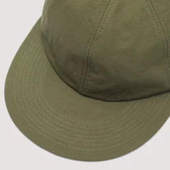 Classic 6 Panel Cap - Green (Grey Underbrim)