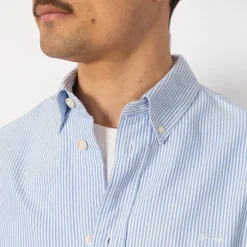 Colby Oxford Shirt 5910 - Blue Stripe