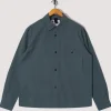 Coverall Shirt - Mineral Blue