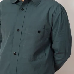 Coverall Shirt - Mineral Blue