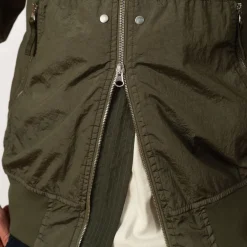 Crinkle Bomber - Military Green (V0054)