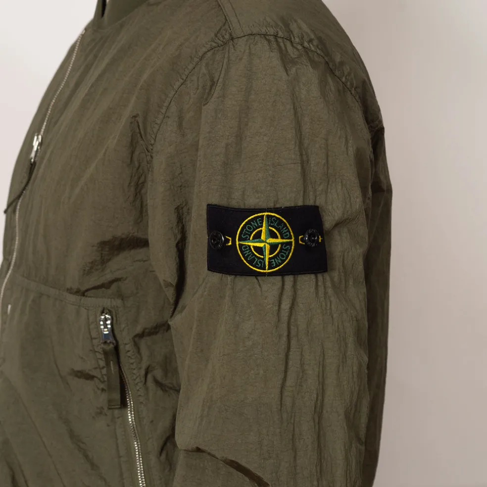 Crinkle Bomber - Military Green (V0054)