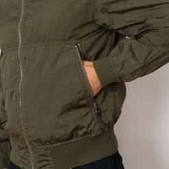 Crinkle Bomber - Military Green (V0054)