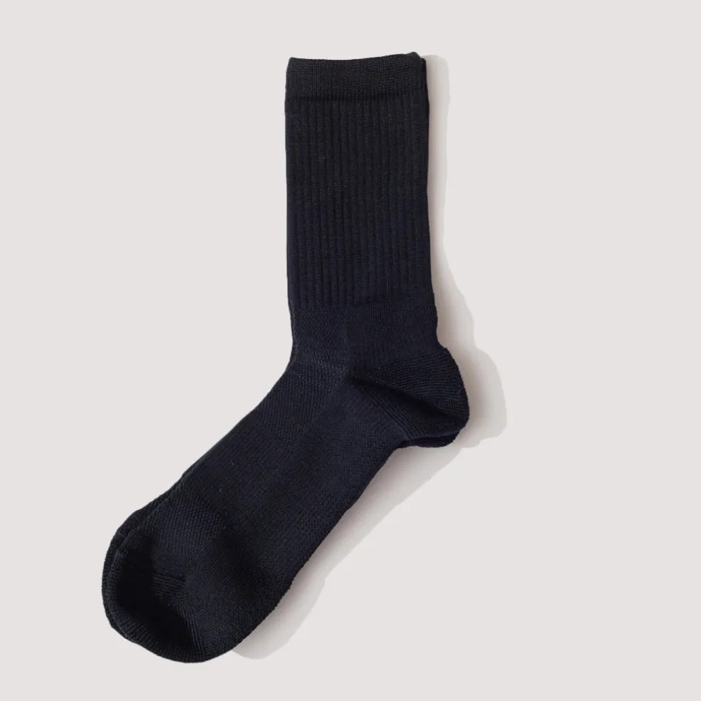 Cupro Wool Pile Half - Black