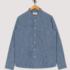Curtis Light Chambray Shirt - Light Indigo