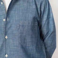 Curtis Light Chambray Shirt - Light Indigo
