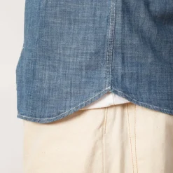 Curtis Light Chambray Shirt - Light Indigo