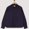 Curtis Shirt - Navy Seersucker