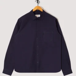 Curtis Shirt - Navy Seersucker