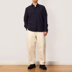 Curtis Shirt - Navy Seersucker