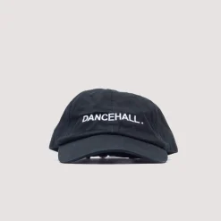 Dancehall Embroidered Cap - Black