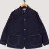 Denim Coverall Jacket - Indigo