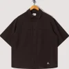 Dot Air Shirt - Dark Brown