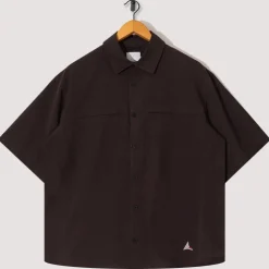 Dot Air Shirt - Dark Brown
