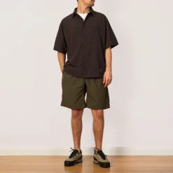 Dot Air Shirt - Dark Brown