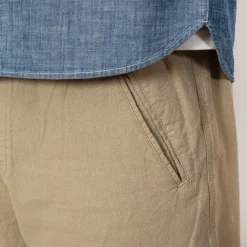 Drawcord Assembly Pant - Sage Cotton Linen