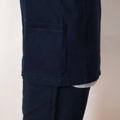 Drill Server Suit Jacket - Navy