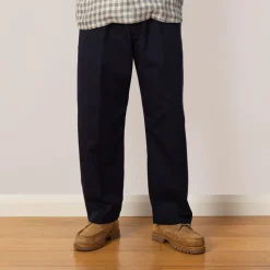 Easy Straight Pants - Navy