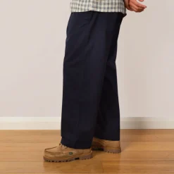 Easy Straight Pants - Navy
