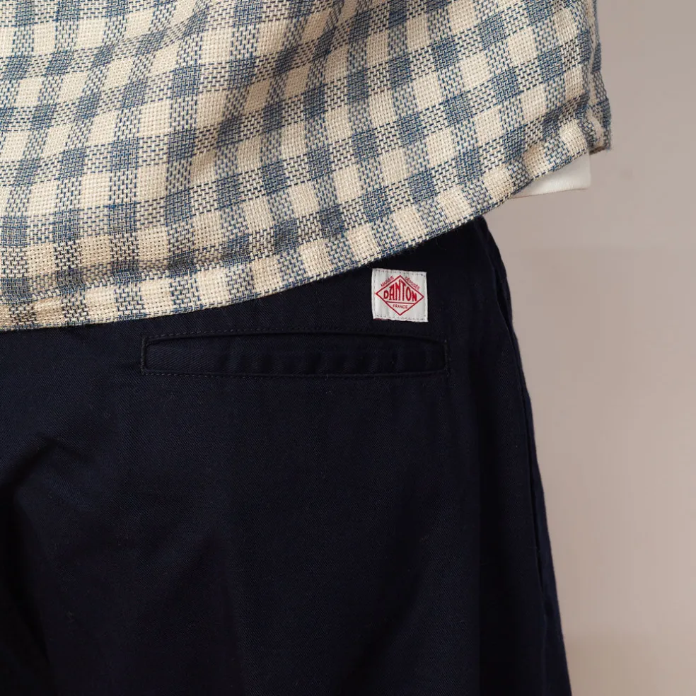 Easy Straight Pants - Navy