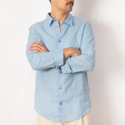Enzo Shirt 5708 - Cerulean Blue
