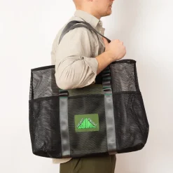 Equipment Mesh Tote Bag - Black Multi