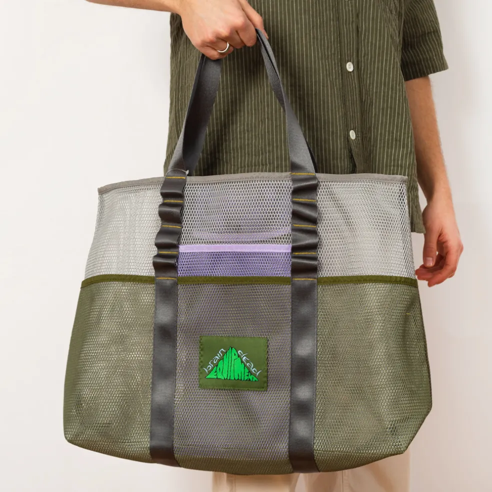 Equipment Mesh Tote Bag - White Multi